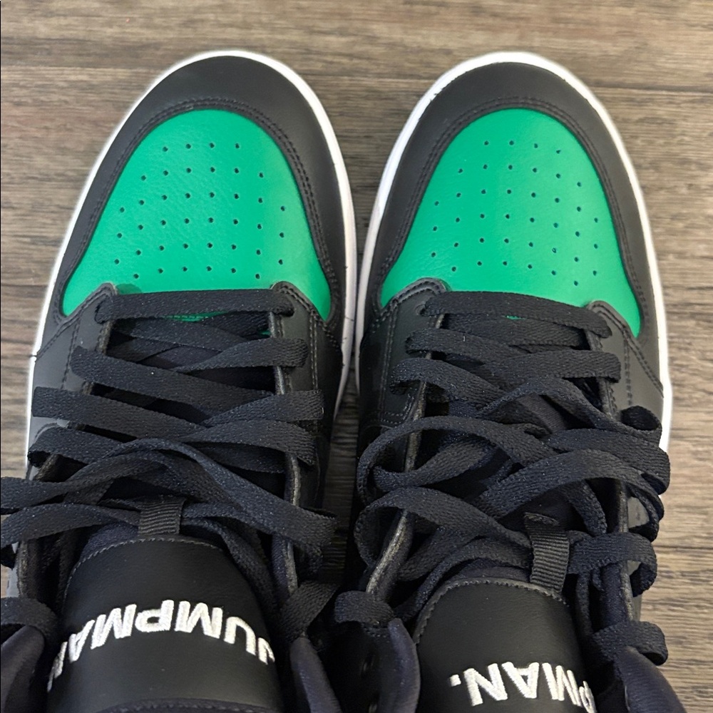 EUC Nike Air [Jordan] Access High-Top Black Verde Green Sneakers Shoes Men's 11 - Picture 8 of 12